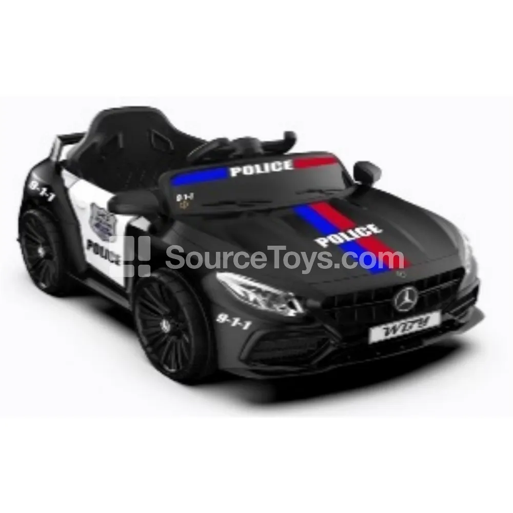 Electric Remote Control Double-Door Open-Top Ride-On Police Car Electric Remote Control Double-Door Open-Top Ride-On Police Car