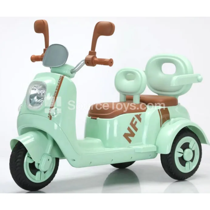 Electric Tricycle Ride-On (Beige, Muxi Pink, Mint Green, Light Luxury Green) Electric Tricycle Ride-On (Beige, Muxi Pink, Mint Green, Light Luxury Green)