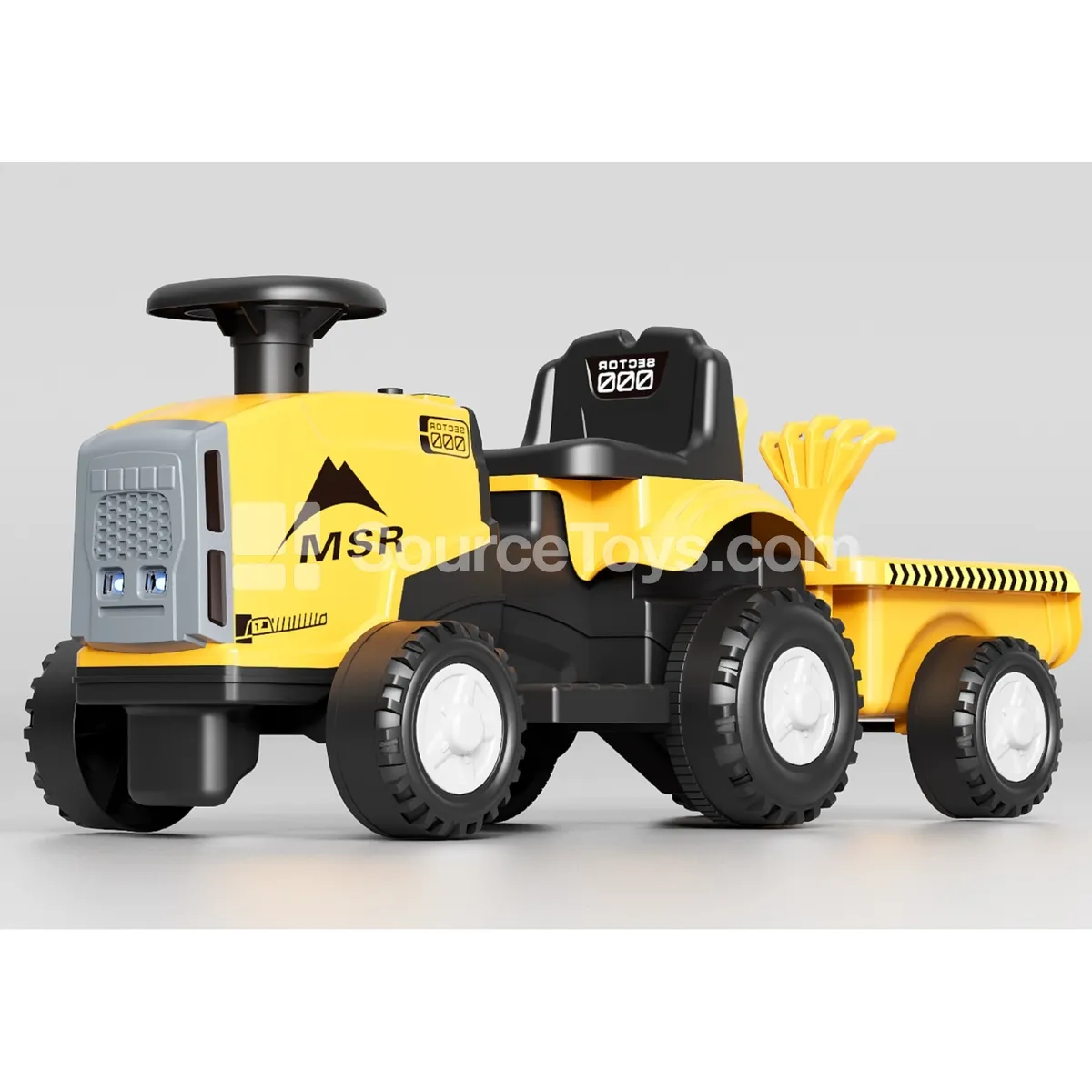 Electric Tractor Ride-On with Trailer Electric Tractor Ride-On with Trailer