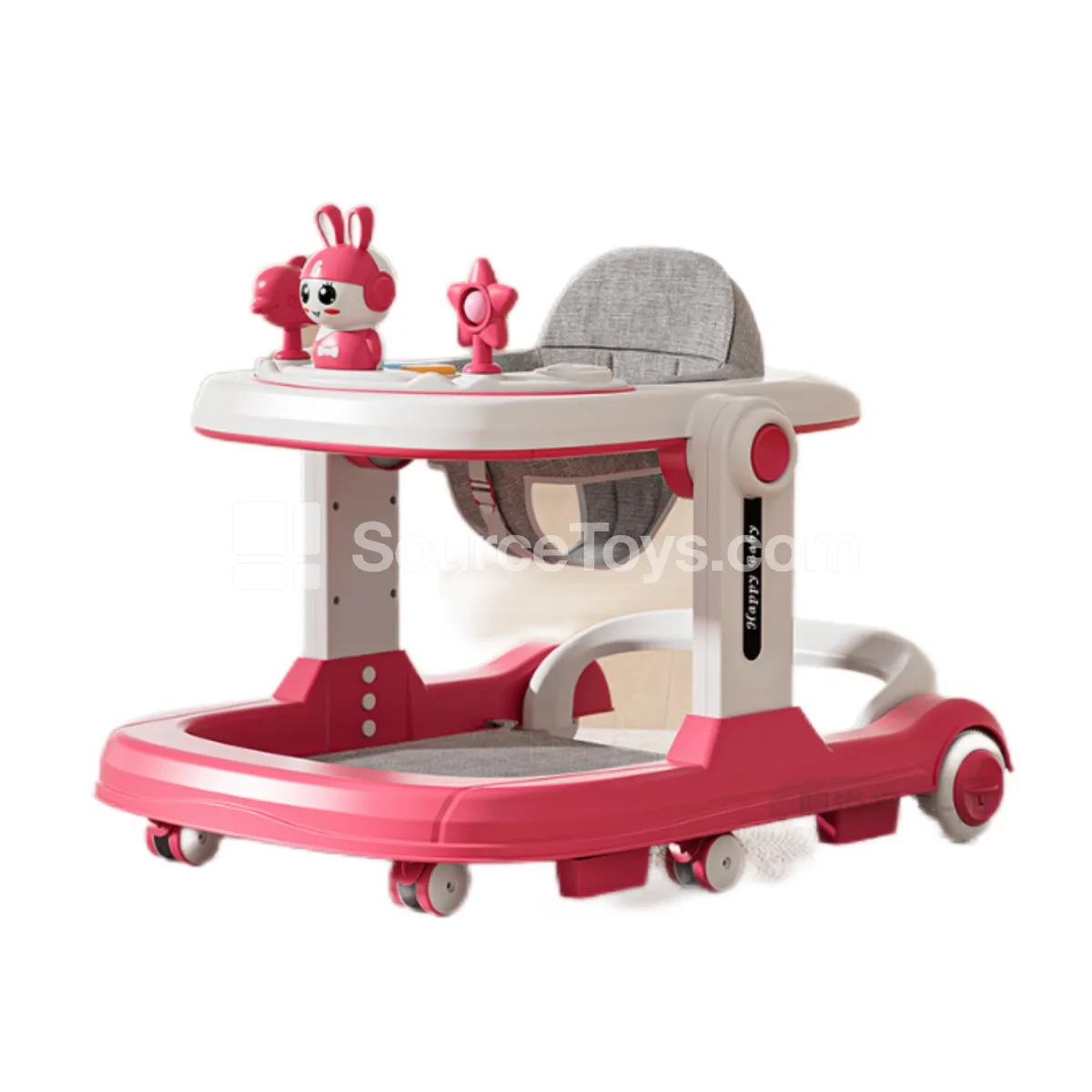 Multifunctional Baby Walker (Pink, Green, Gray, Yellow)