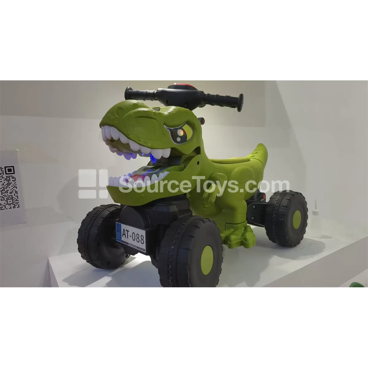 Cartoon Dinosaur Electric Single-Drive Beach Car (Matte Green, Matte Pink) Cartoon Dinosaur Electric Single-Drive Beach Car (Matte Green, Matte Pink)