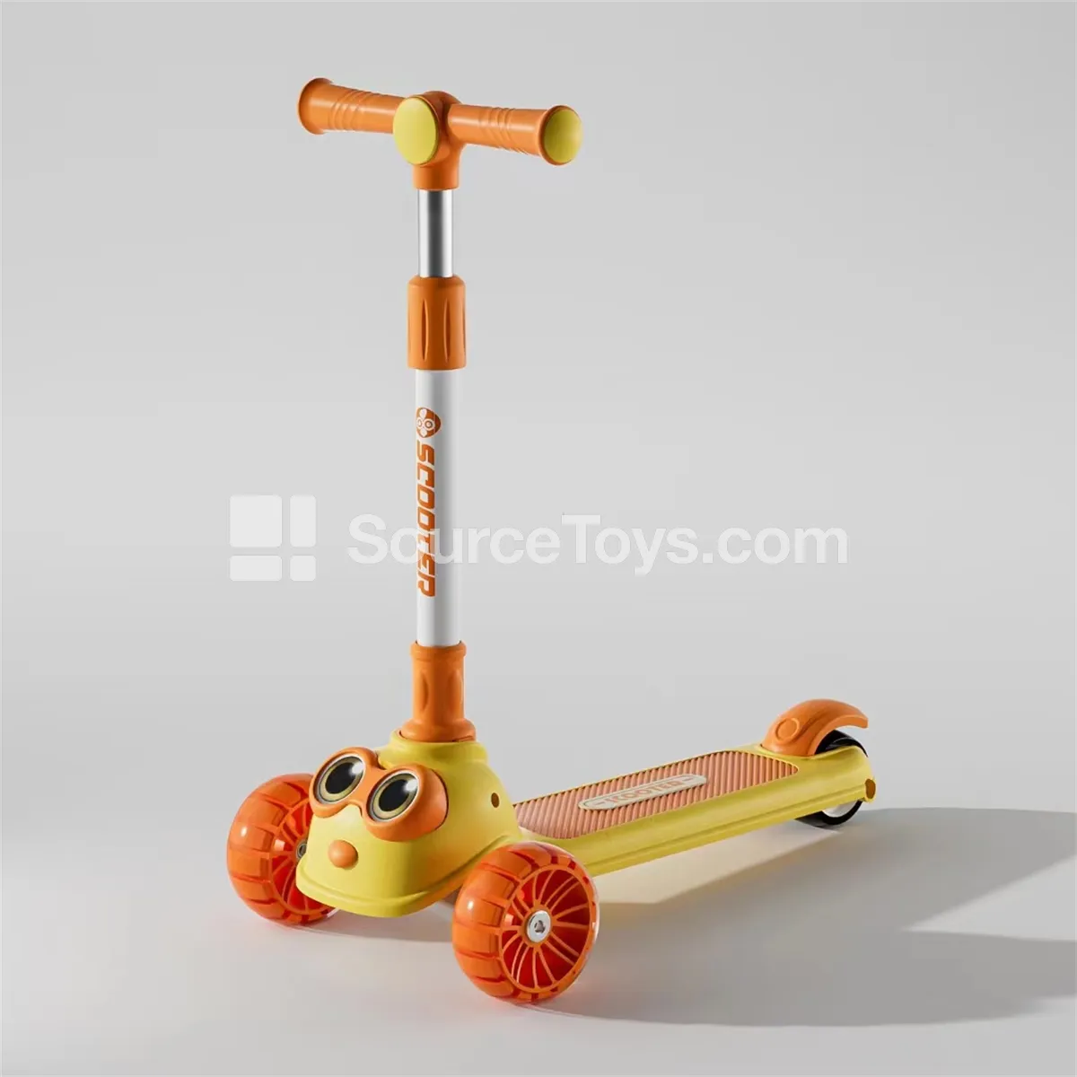 Cartoon Big-Eye Frog Scooter (Blue, Yellow, Pink) Cartoon Big-Eye Frog Scooter (Blue, Yellow, Pink)