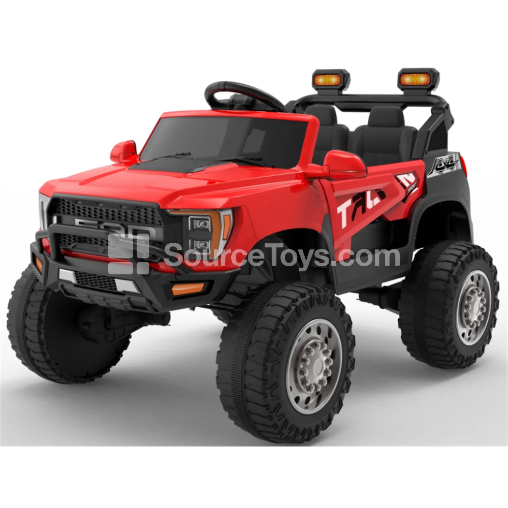 Electric Ride-On Off-Road Vehicle with Dual Drive and Swing Doors