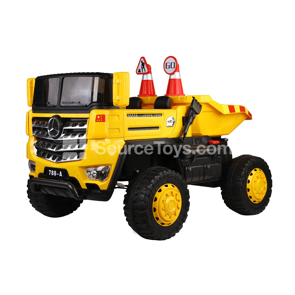 Electric 4WD Remote Control Dump Truck (Red/Blue/Yellow) Electric 4WD Remote Control Dump Truck (Red/Blue/Yellow)