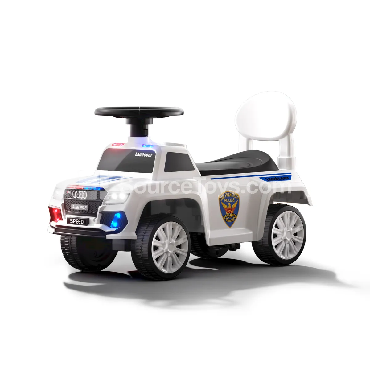 Ride-On Scooter (Red, White, Blue, Yellow, Black, Dark Green)