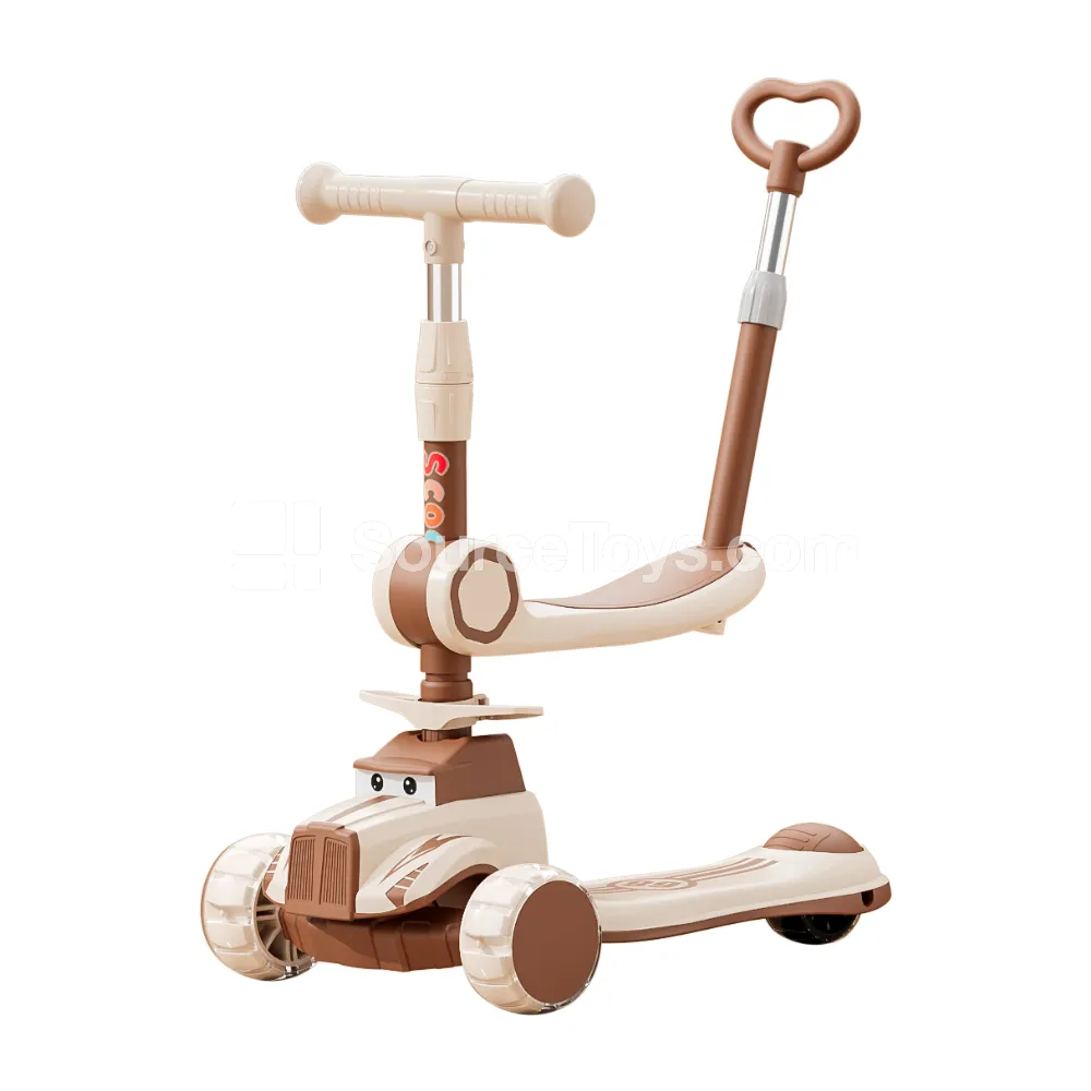 Push Handle Seat Scooter Ride-On Push Handle Seat Scooter Ride-On