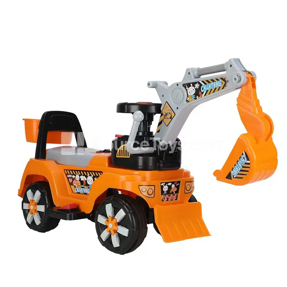 Excavator Ride-On Scooter (Orange, Green, Yellow) Excavator Ride-On Scooter (Orange, Green, Yellow)