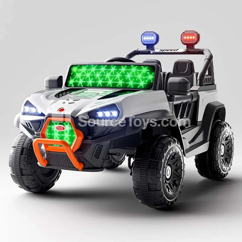 Electric Remote Control 2WD Swinging Off-Road Ride-On with Double Doors