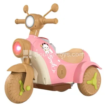 Electric 3-Wheel Ride-On Motorcycle (Blue, Yellow, Pink) Electric 3-Wheel Ride-On Motorcycle (Blue, Yellow, Pink)