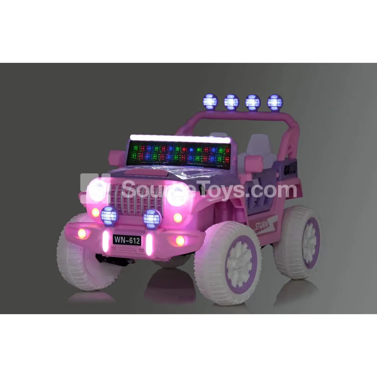 Electric Remote Control 4WD Double-Door Off-Road Ride-On (Pink) Electric Remote Control 4WD Double-Door Off-Road Ride-On (Pink)