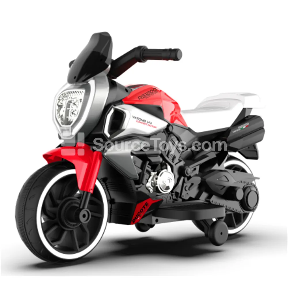 Electric Ride-On Motorcycle (Red, Yellow, Blue, Pink) Electric Ride-On Motorcycle (Red, Yellow, Blue, Pink)