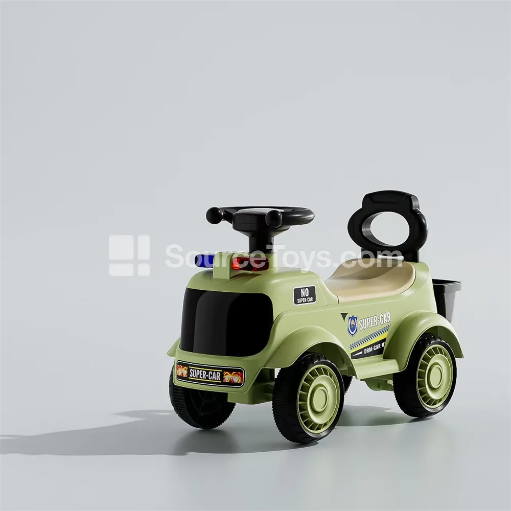 Ride-on Scooter with Music, Light, and Backrest (Yellow/White/Green/Pink) Ride-on Scooter with Music, Light, and Backrest (Yellow/White/Green/Pink)