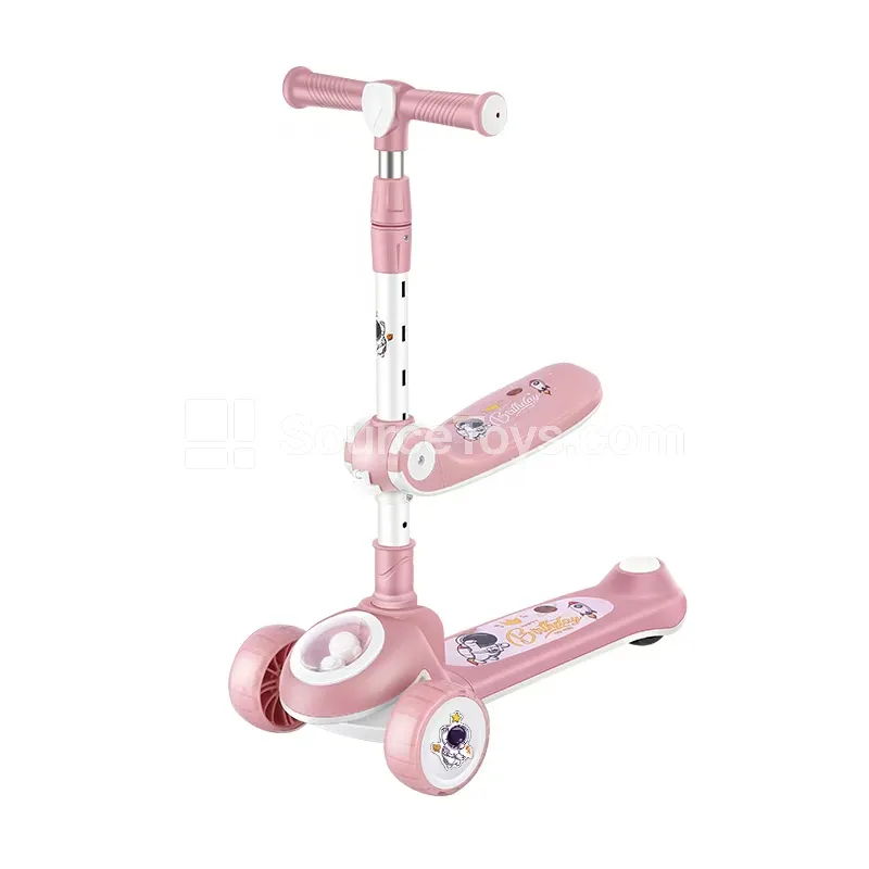 Musical Light Scooter with Seat (Blue, White, Pink, Orange) Musical Light Scooter with Seat (Blue, White, Pink, Orange)