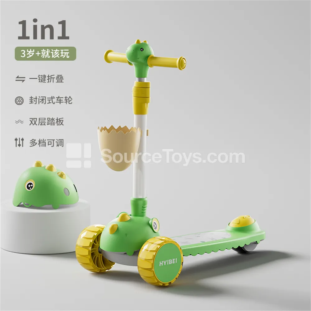 Cartoon Dinosaur Egg Basket Scooter Cartoon Dinosaur Egg Basket Scooter