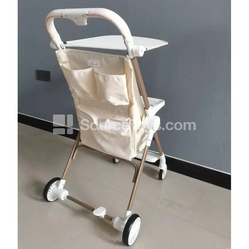 Reclining Baby Stroller with Tray and Storage Pocket Reclining Baby Stroller with Tray and Storage Pocket
