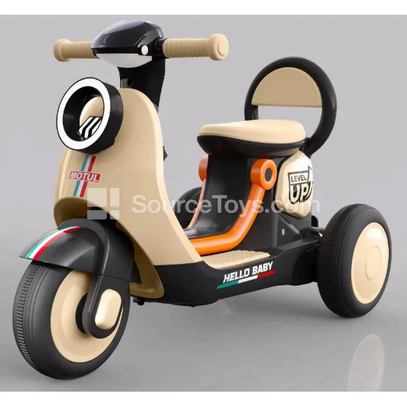 Electric Ride-On Tricycle Motorcycle (Khaki, Green, Pink, White) Electric Ride-On Tricycle Motorcycle (Khaki, Green, Pink, White)
