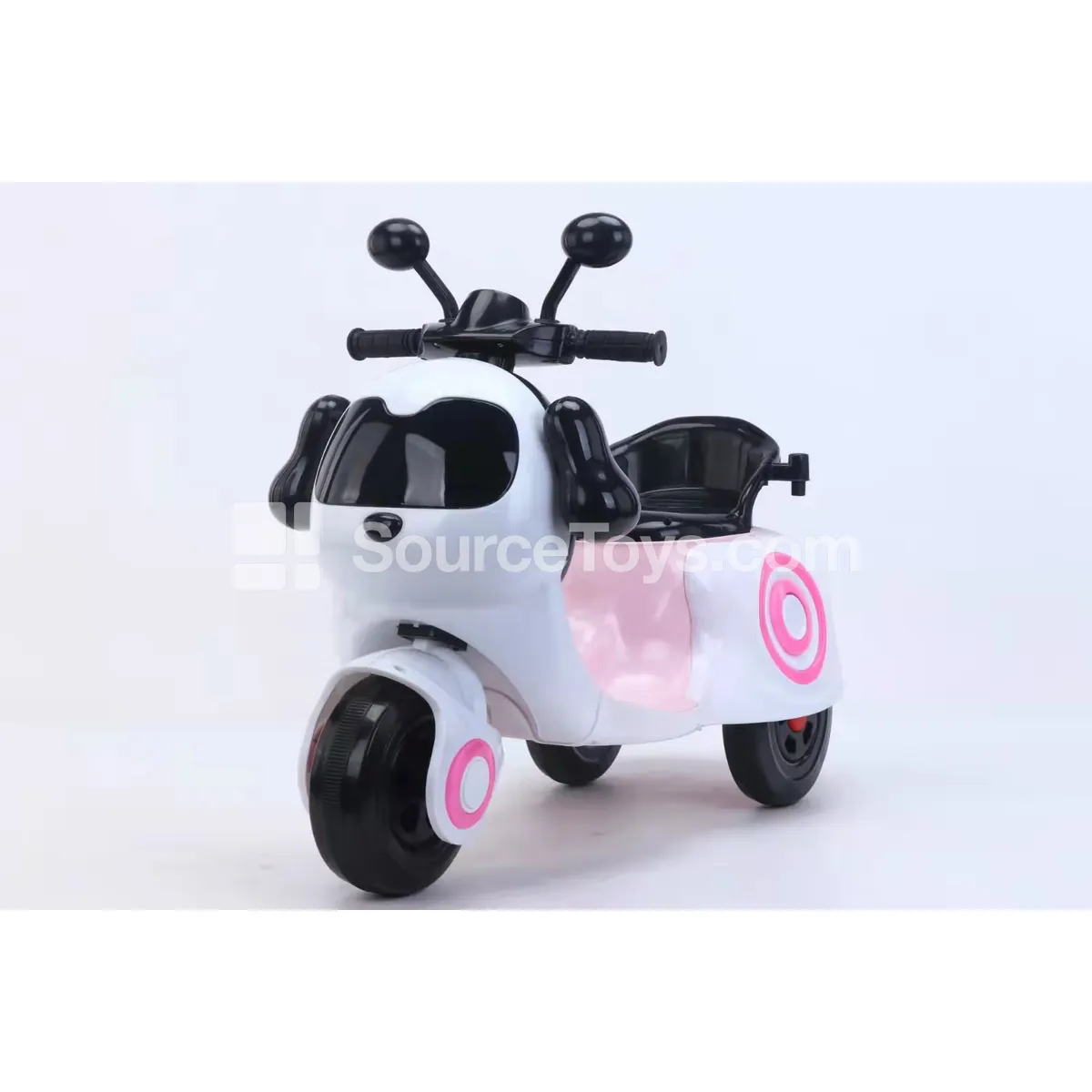 Electric Tricycle Ride-On with Lights and Music (Red, White, Blue, Pink) Electric Tricycle Ride-On with Lights and Music (Red, White, Blue, Pink)