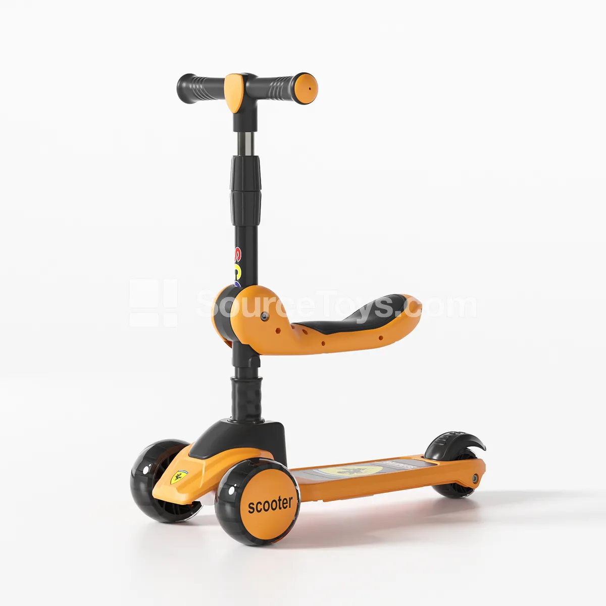 Ride-on Scooter (Orange, Light Green, Beige, Light Pink)