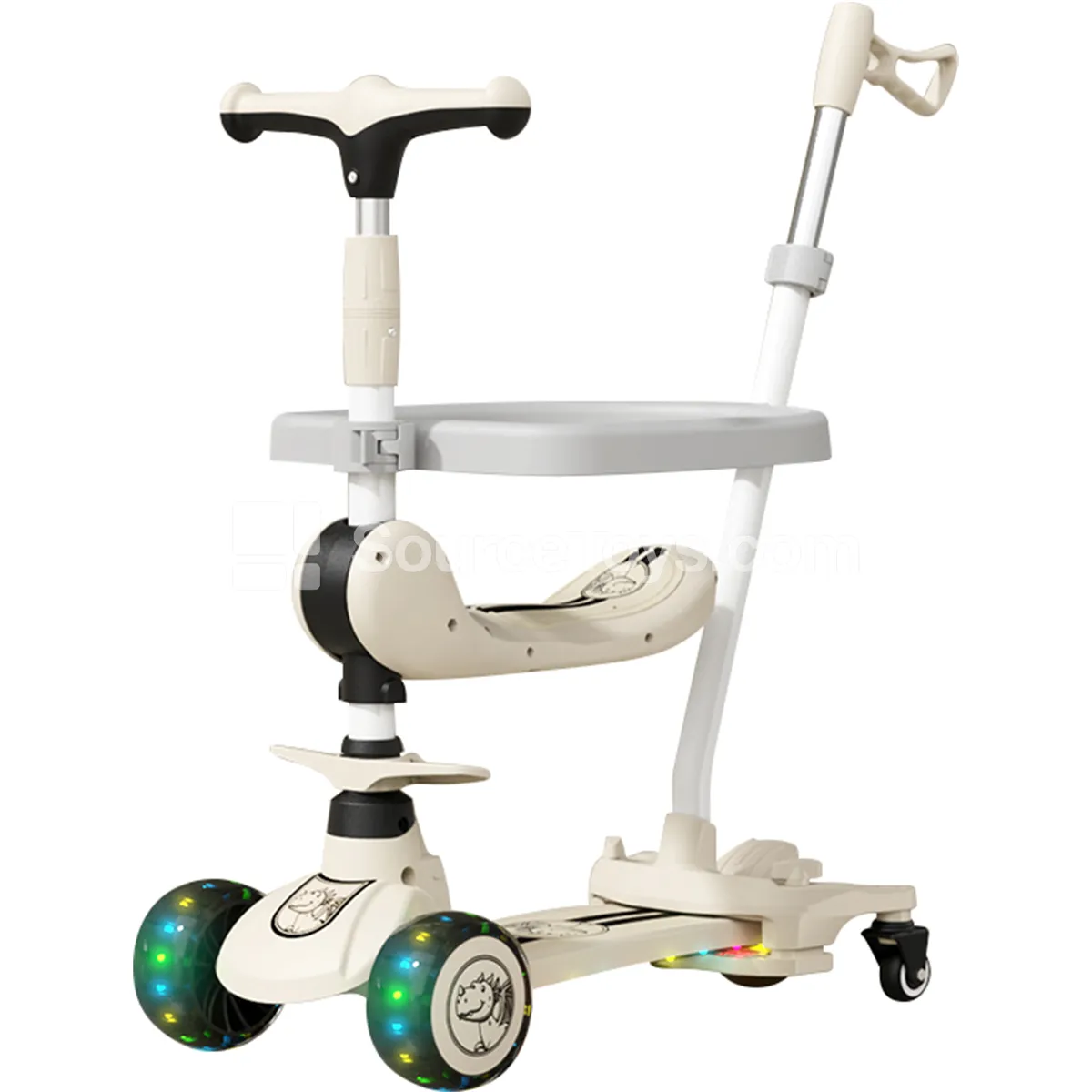 Electric Dual-Drive Off-Road Ride-On (Red, Green, Orange)