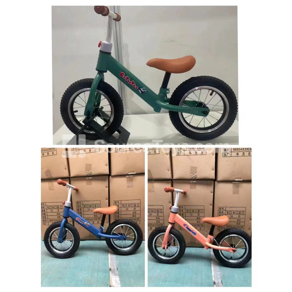 Balance Bike (Blue, Green, Orange)