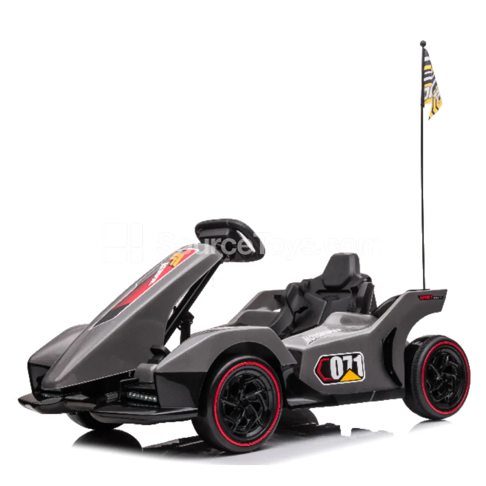 Electric Drift Kart (Gray/Red)