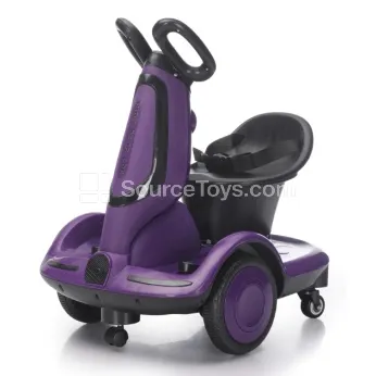 Electric Vintage Tricycle Ride-On (Red, Yellow, Blue)