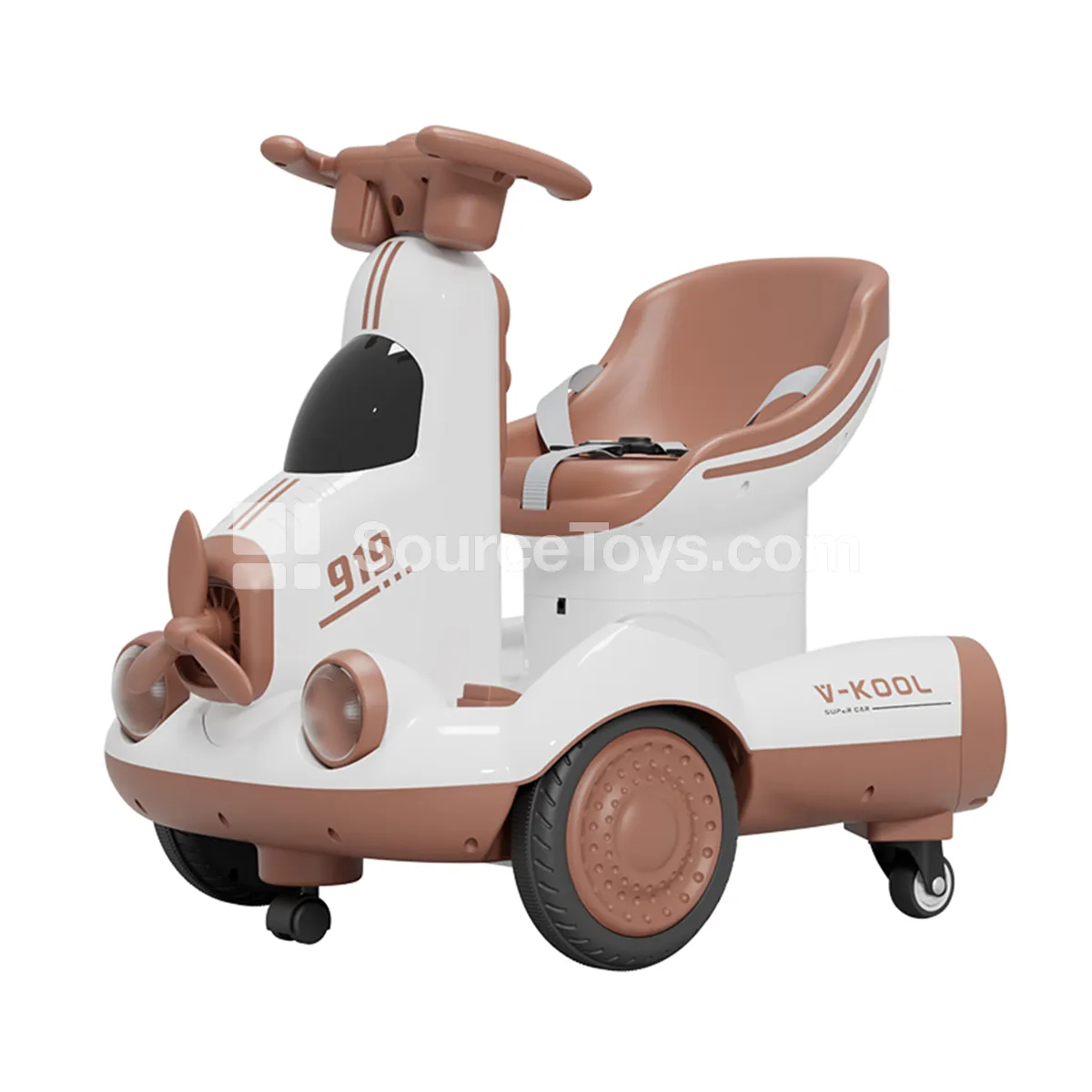 Plane Balance Scooter (Fresh Green, Mocha Brown, Cherry Pink)