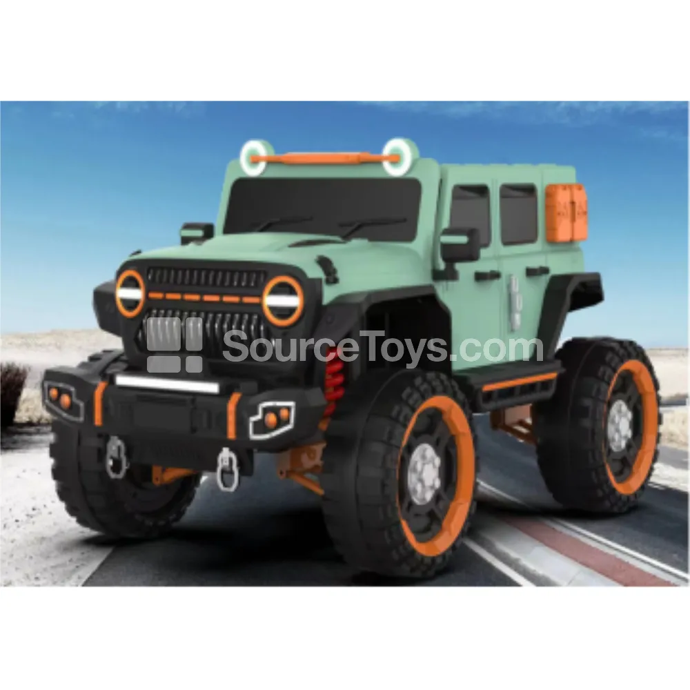 Off-Road Jeep Ride-On (Gray, Green) Off-Road Jeep Ride-On (Gray, Green)