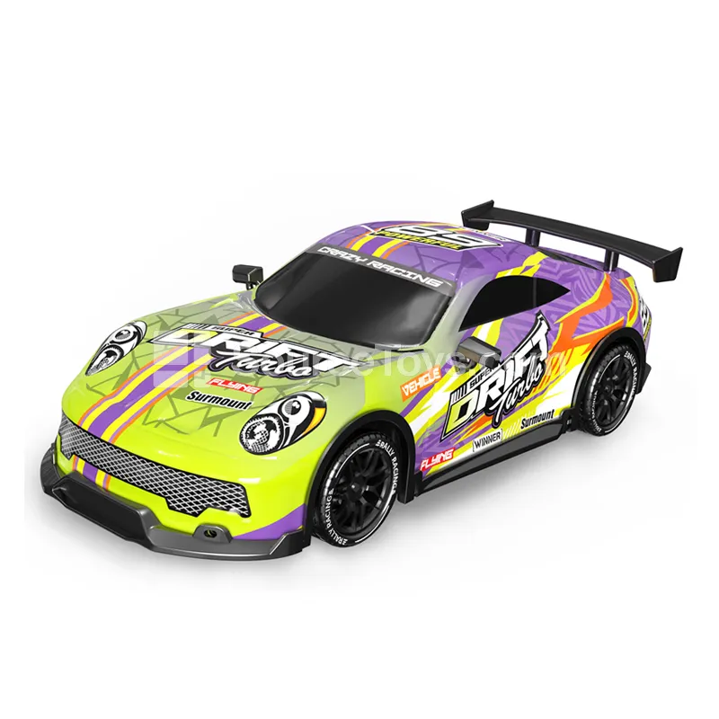1:16 4WD RC Drift Car with Lights, High Speed, Stunt, 2 Sets of Wheels 1:16 4WD RC Drift Car with Lights, High Speed, Stunt, 2 Sets of Wheels