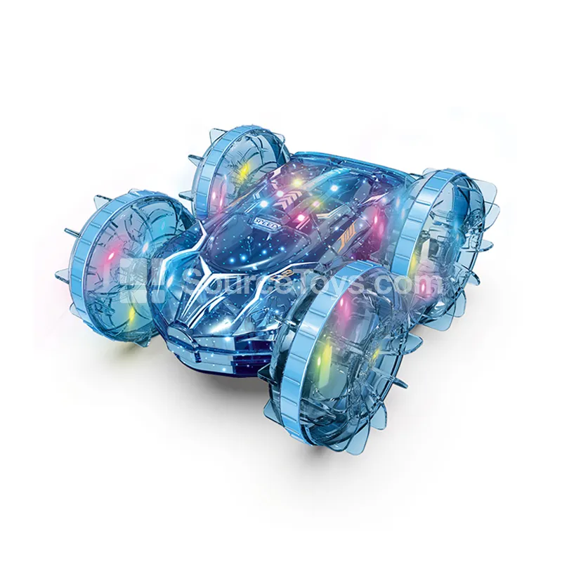 Water & Land RC Car with Lights, Single Remote, Battery Included