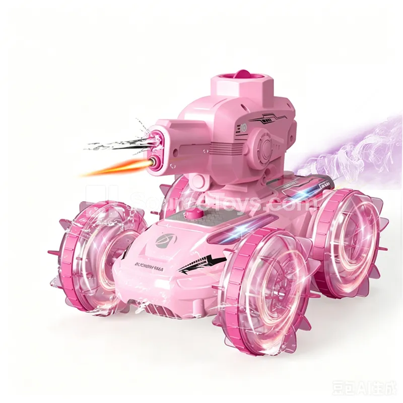 Amphibious Water & Land Spray Car with Lights & Mist (Dual Remote, Battery Included) Amphibious Water & Land Spray Car with Lights & Mist (Dual Remote, Battery Included)