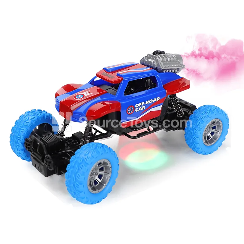 4WD Spray RC Climbing Car with Lights (Battery Not Included)