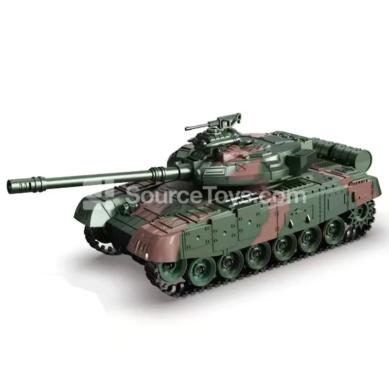 9-Channel Remote Control Tank with Lights, Music, and Tracks 9-Channel Remote Control Tank with Lights, Music, and Tracks