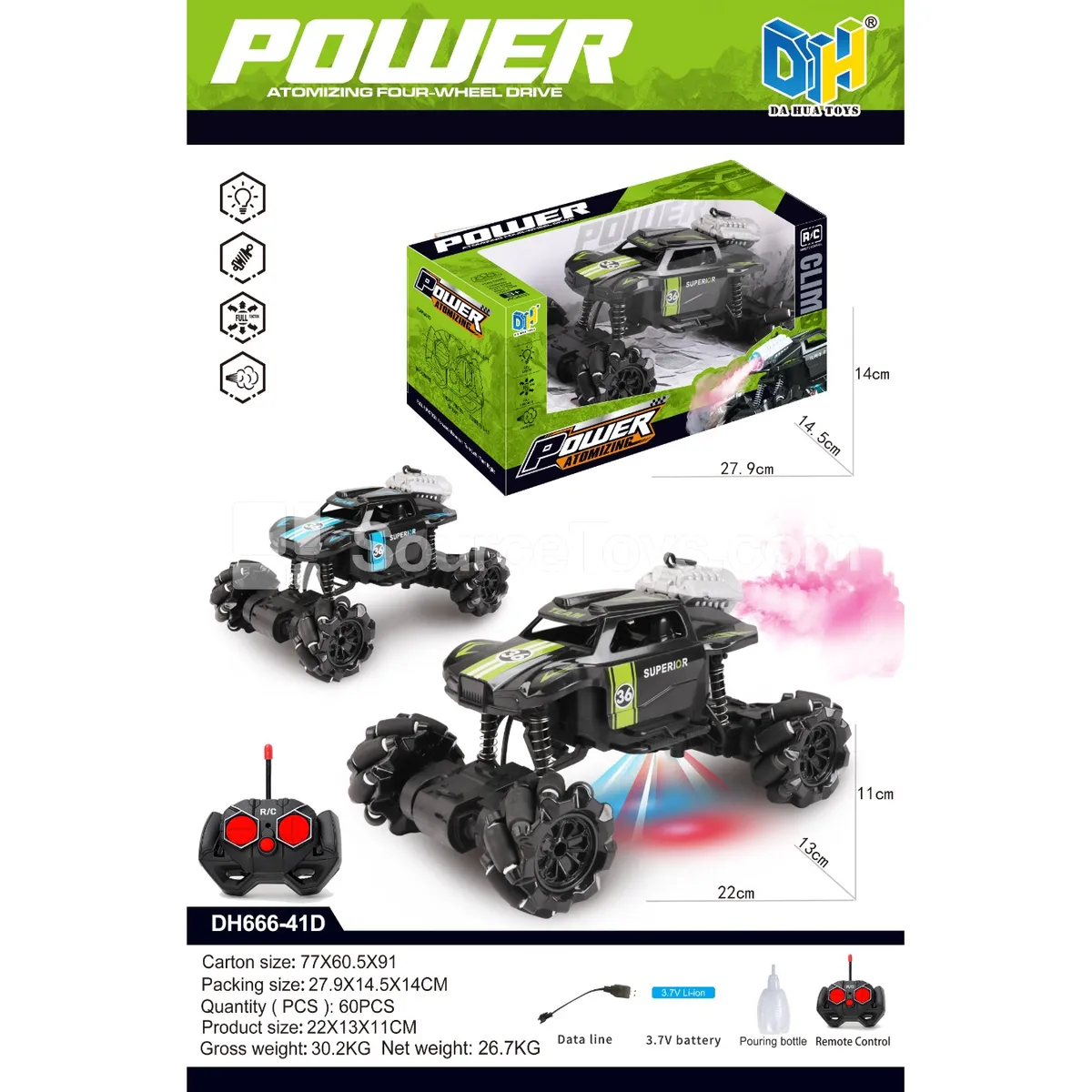 Climbing Remote Control Car with Spray Climbing Remote Control Car with Spray