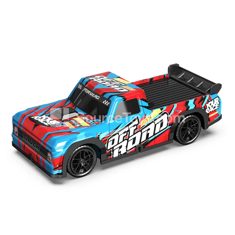 1:24 4-Channel RC Pickup Truck with Lights (PVC, Battery Not Included)