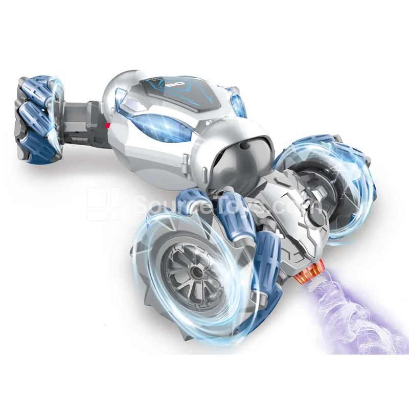 2.4GHz Stunt Remote Control Car with Lights, Music, Spray & Drift 2.4GHz Stunt Remote Control Car with Lights, Music, Spray & Drift