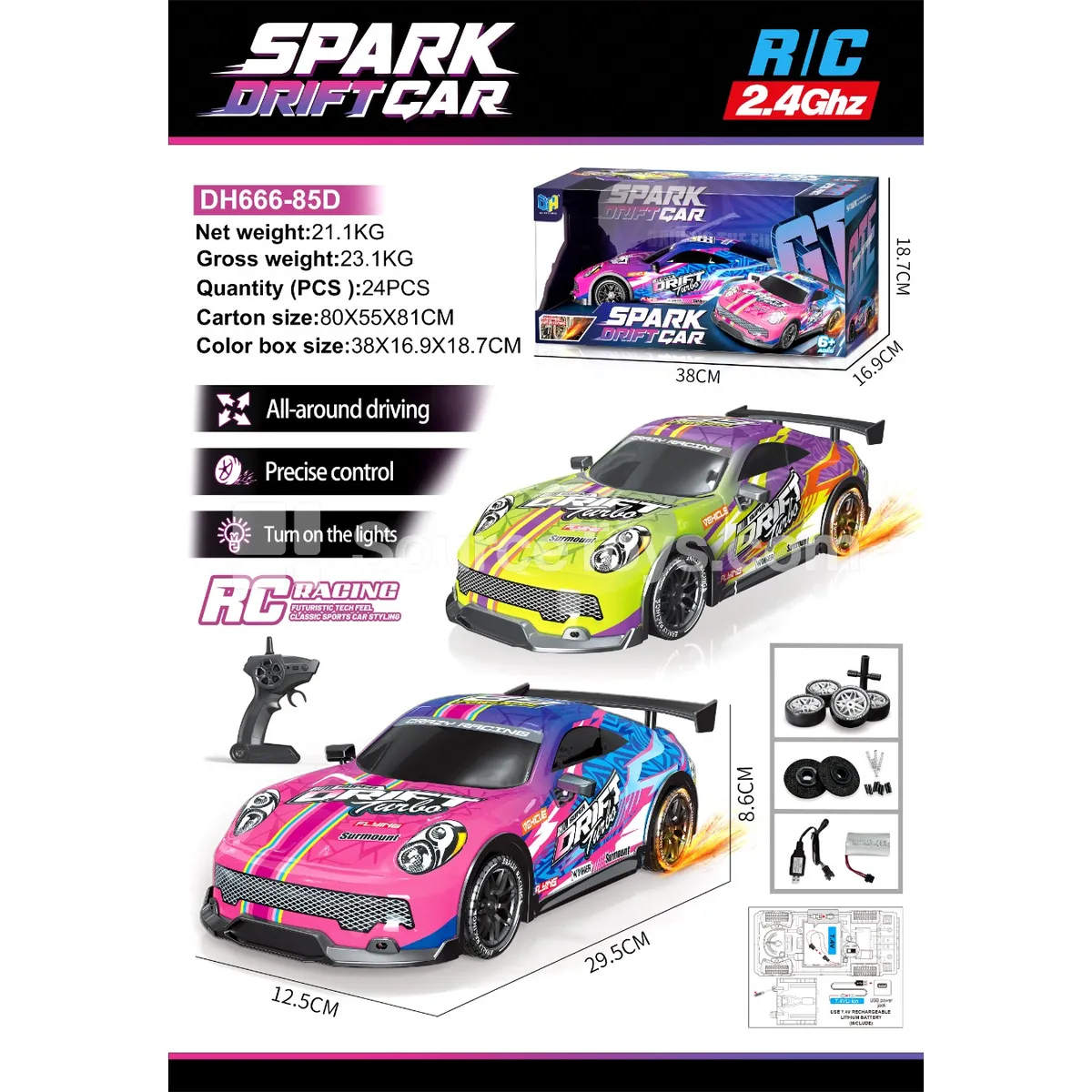 1:16 4WD Drift RC Car