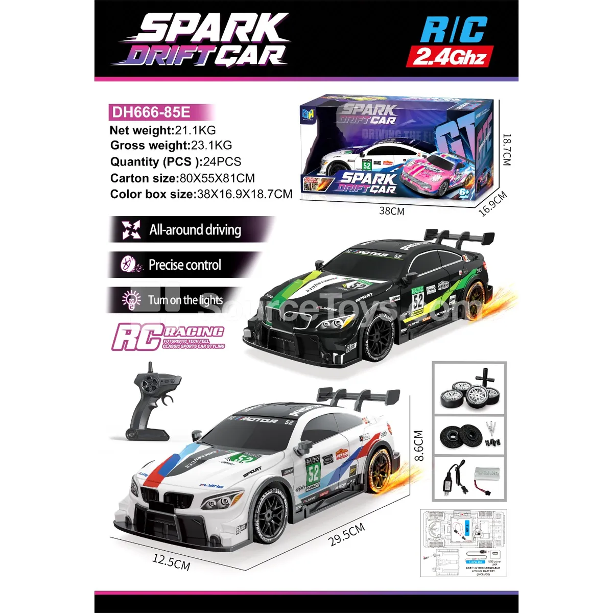 1:16 4WD Drift Remote Control Car