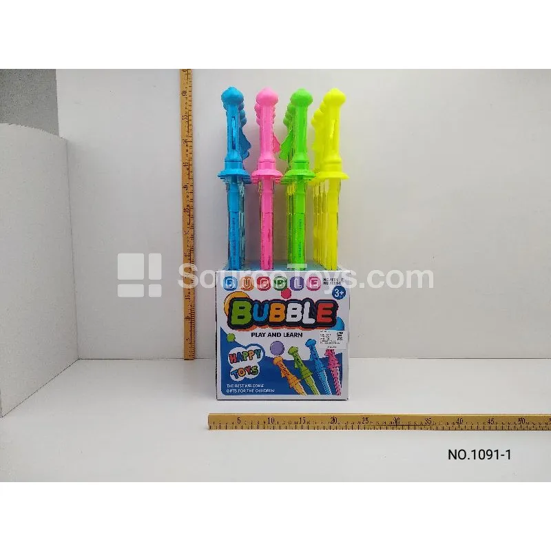 57cm Rapier Bubble Wand with Small Holes