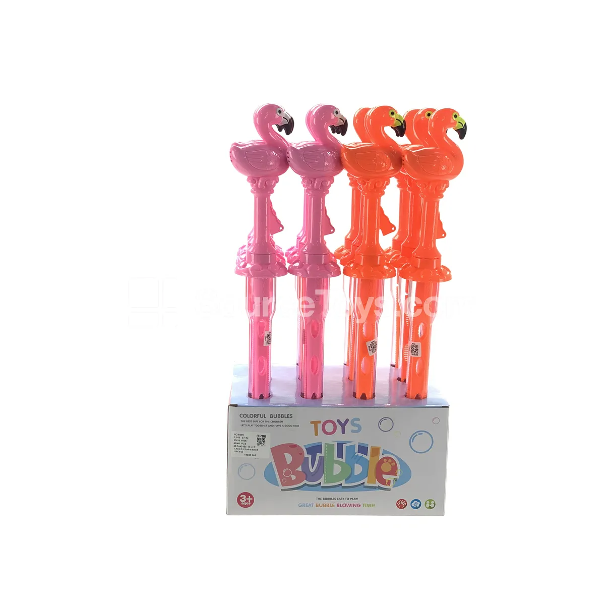 Flamingo Epee Rattle Bubble Stick 12pcs/box Flamingo Epee Rattle Bubble Stick 12pcs/box