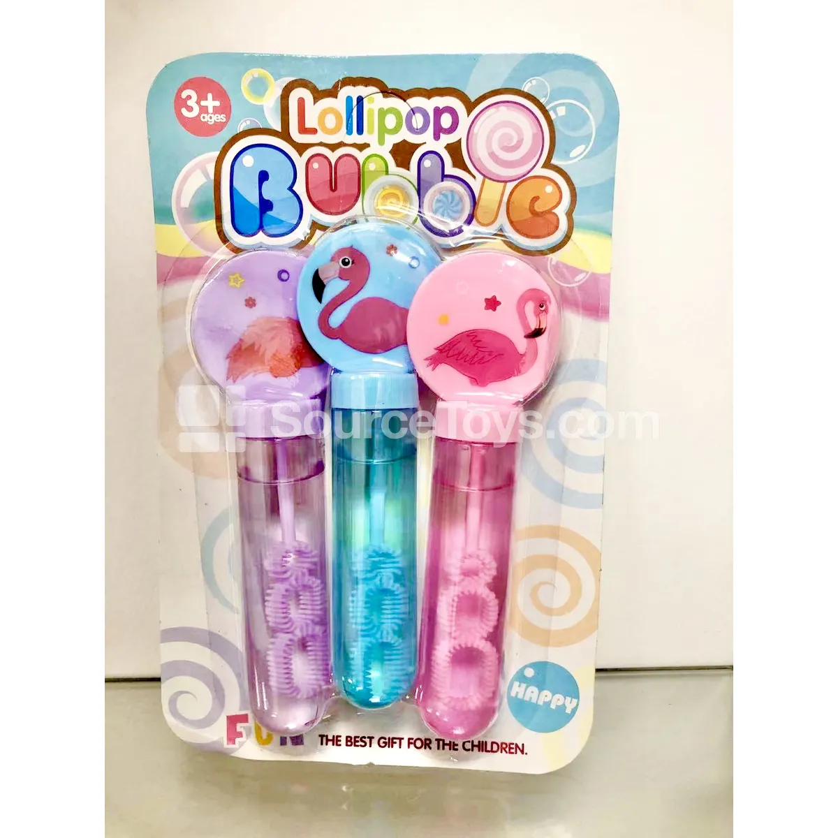 Cartoon Flamingo Bubble Wand 3PCS 35ml Cartoon Flamingo Bubble Wand 3PCS 35ml
