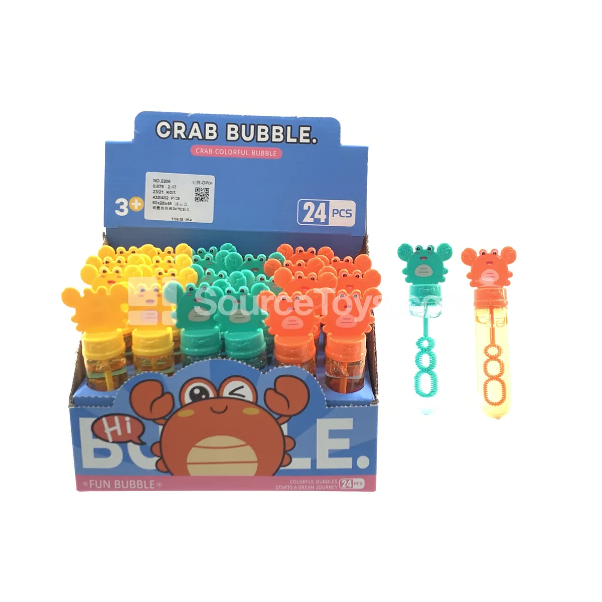 Crab Bubble Stick 24PCS/Box