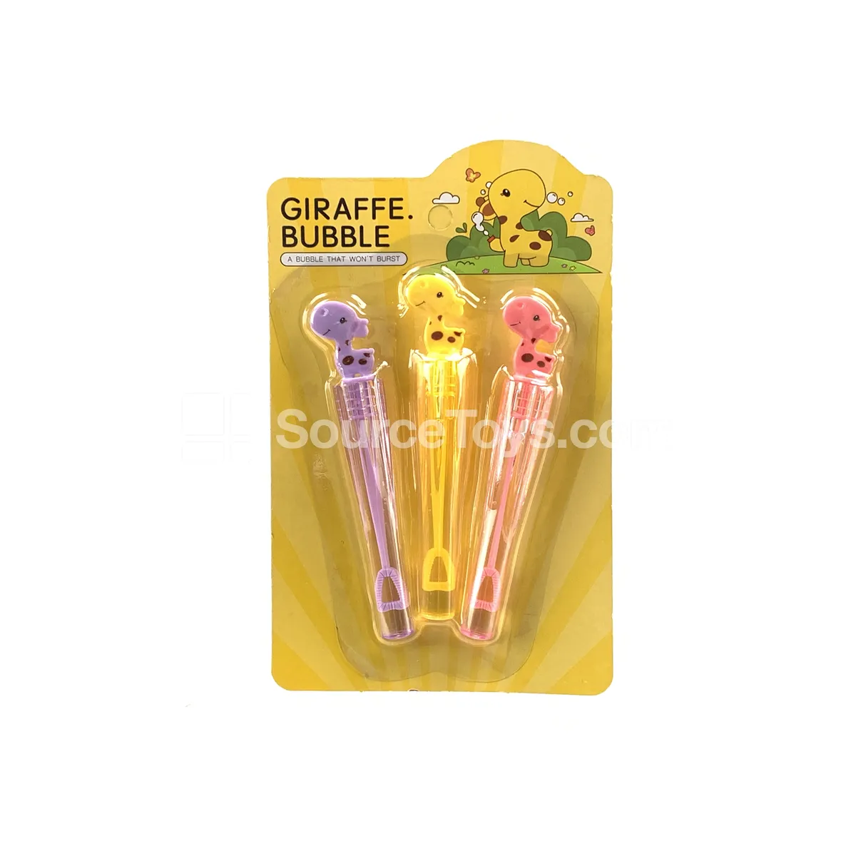 Giraffe Bubble Wand 3PCS/Card 5ml Giraffe Bubble Wand 3PCS/Card 5ml