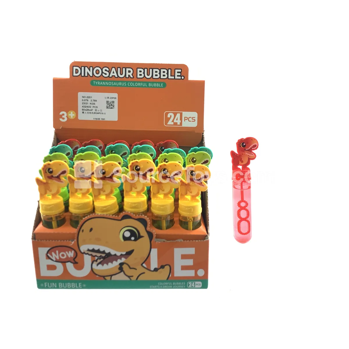 T-Rex Bubble Wand 24PCS/Box