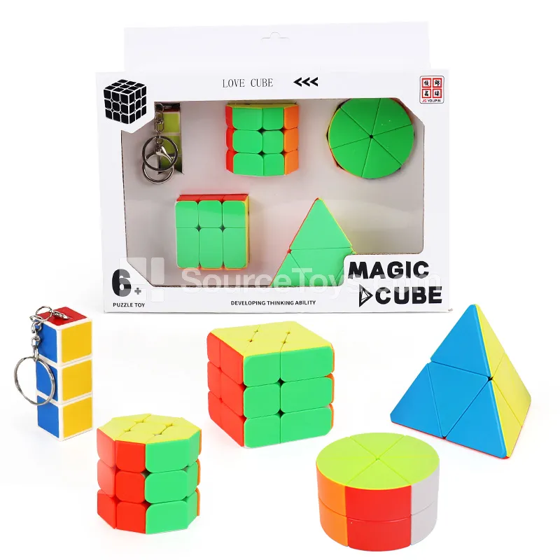 1x3x3 Cube + Solid Color Octagonal Column + Solid Color 2x2 Cylinder + Solid Color Windmill + Solid Color 2x2 Pyramid 1x3x3 Cube + Solid Color Octagonal Column + Solid Color 2x2 Cylinder + Solid Color Windmill + Solid Color 2x2 Pyramid