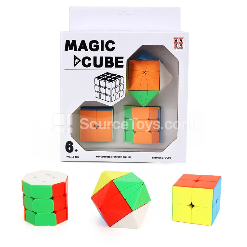 2x2 Cube + Eagle Eye Cube + 2x2 Cube (Solid Color) 2x2 Cube + Eagle Eye Cube + 2x2 Cube (Solid Color)