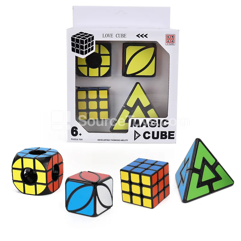 3x3 Black Base Magic Cube (UV Print) + 3x3 Black Base Hollow Magic Cube (UV Print) + Black Base Hollow Magic Cube (UV Print) + Black Base Meffert's Style (UV Print) 3x3 Black Base Magic Cube (UV Print) + 3x3 Black Base Hollow Magic Cube (UV Print) + Black Base Hollow Magic Cube (UV Print) + Black Base Meffert's Style (UV Print)