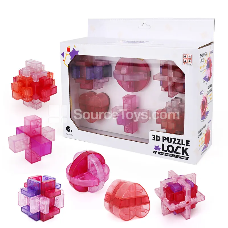 Lu Ban Lock Kongming Lock 6-Piece Set Lu Ban Lock Kongming Lock 6-Piece Set