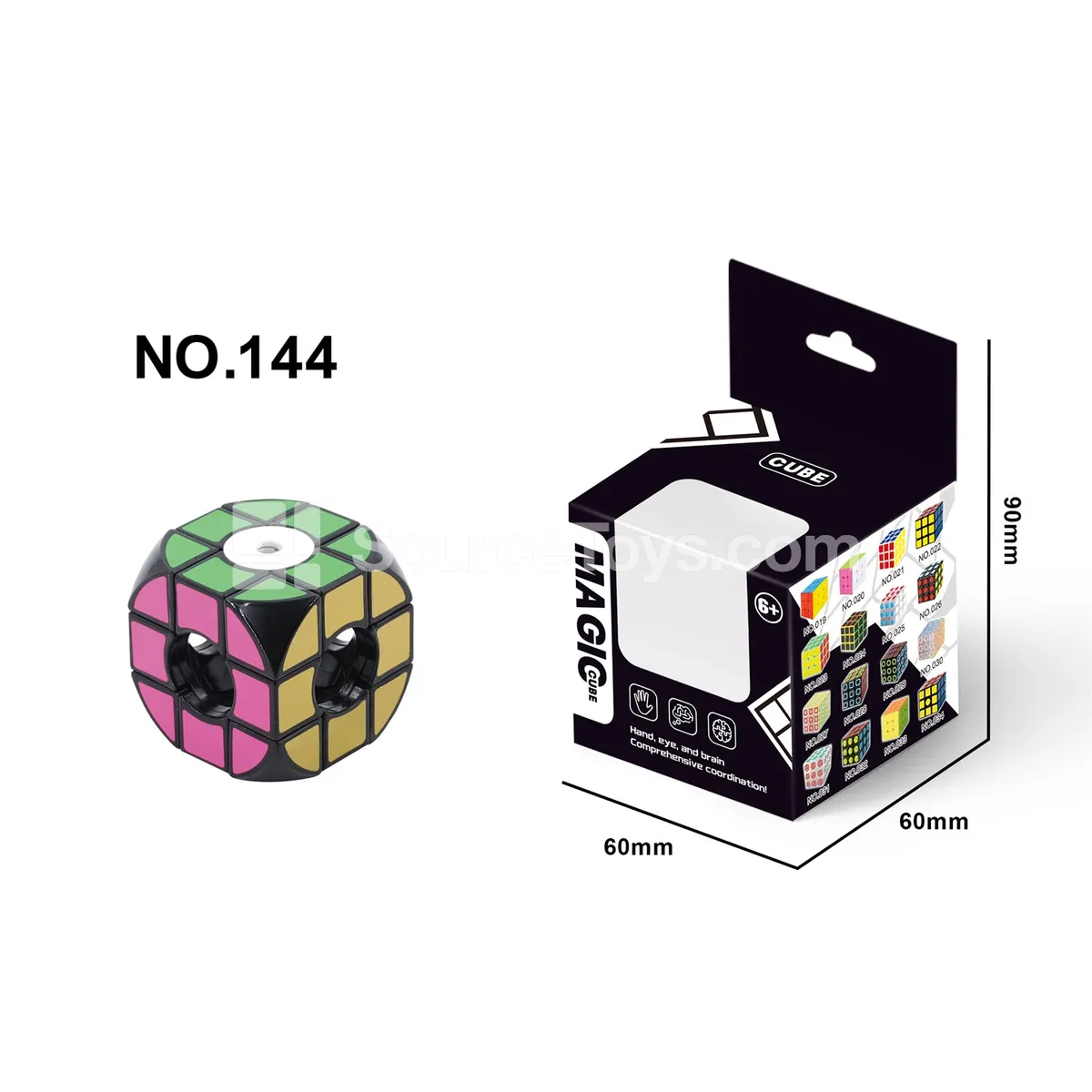 3x3 Hollow Cylinder Magic Cube Sticker 3x3 Hollow Cylinder Magic Cube Sticker