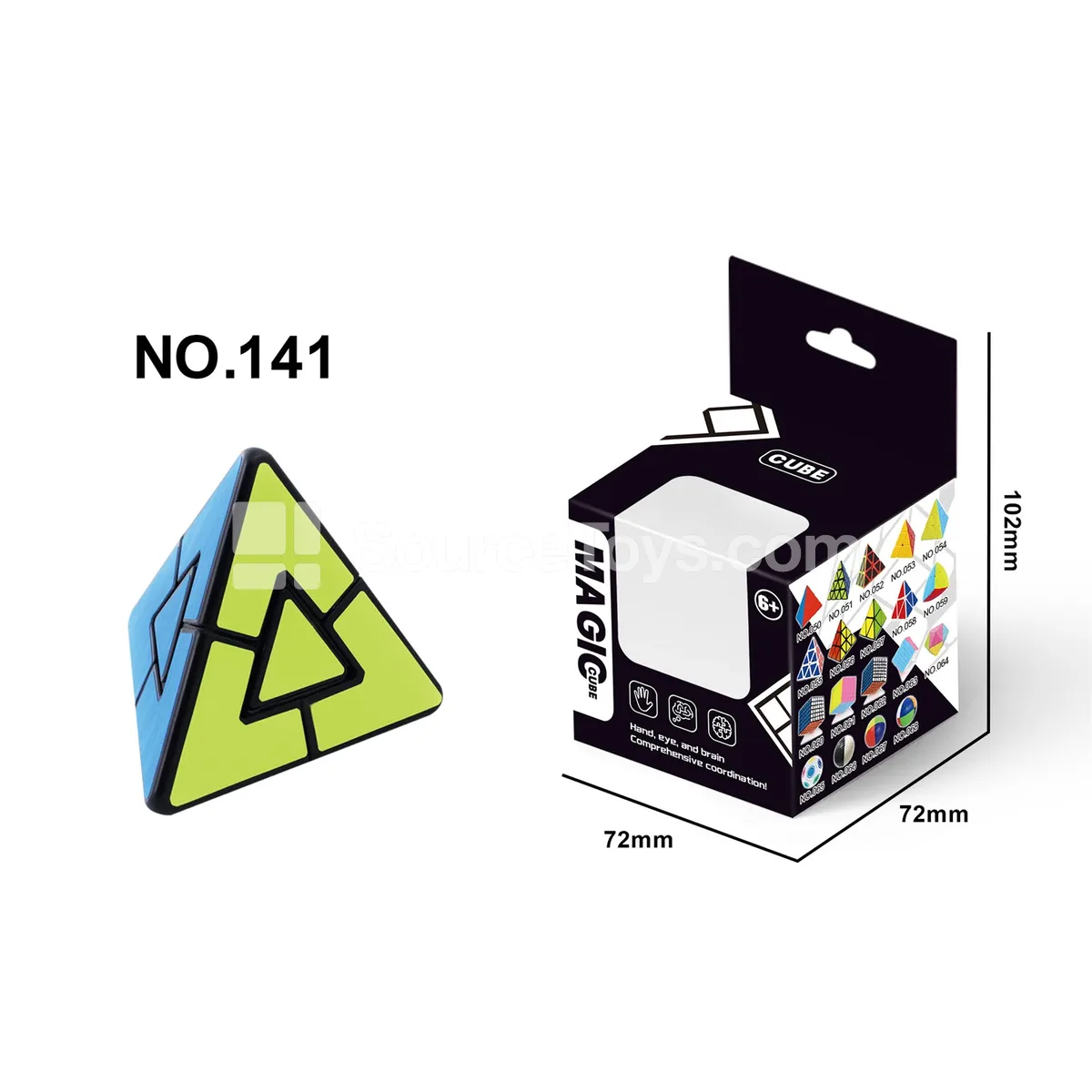 Mofite Triangle Magic Cube with Stickers Mofite Triangle Magic Cube with Stickers